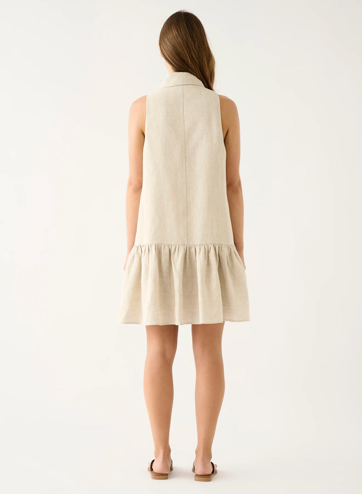 ESMAEE Olivia Mini Dress - Natural