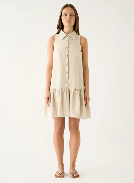 ESMAEE Olivia Mini Dress - Natural