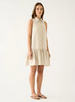 ESMAEE Olivia Mini Dress - Natural