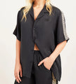 Something Very Special Geo Resort Shirt - Black