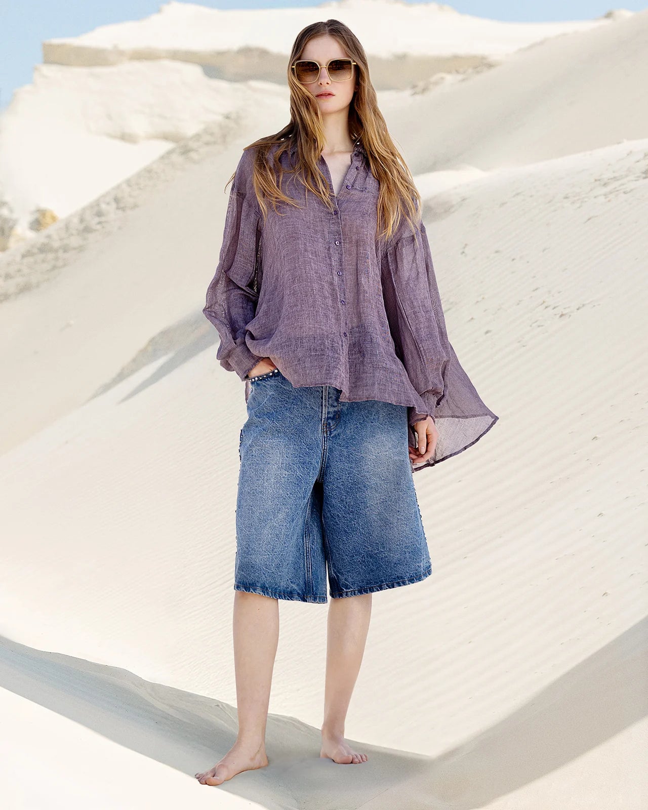 Mes Demoiselles Flory Shirt - Purple