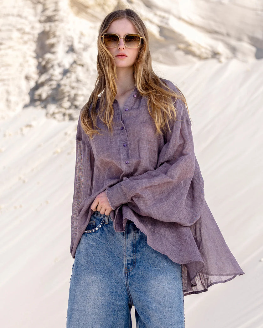 Mes Demoiselles Flory Shirt - Purple