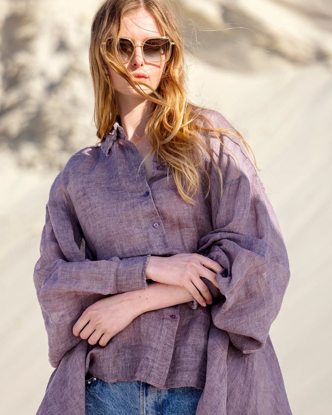 Mes Demoiselles Flory Shirt - Purple