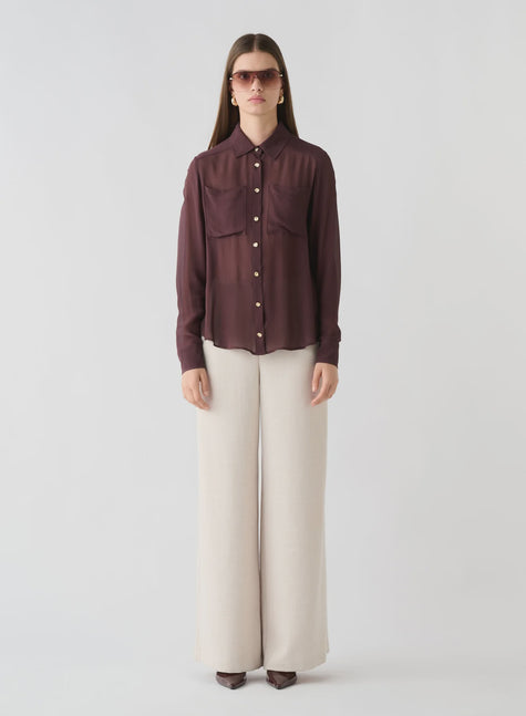 ESMAEE Fortune Shirt - Chocolate