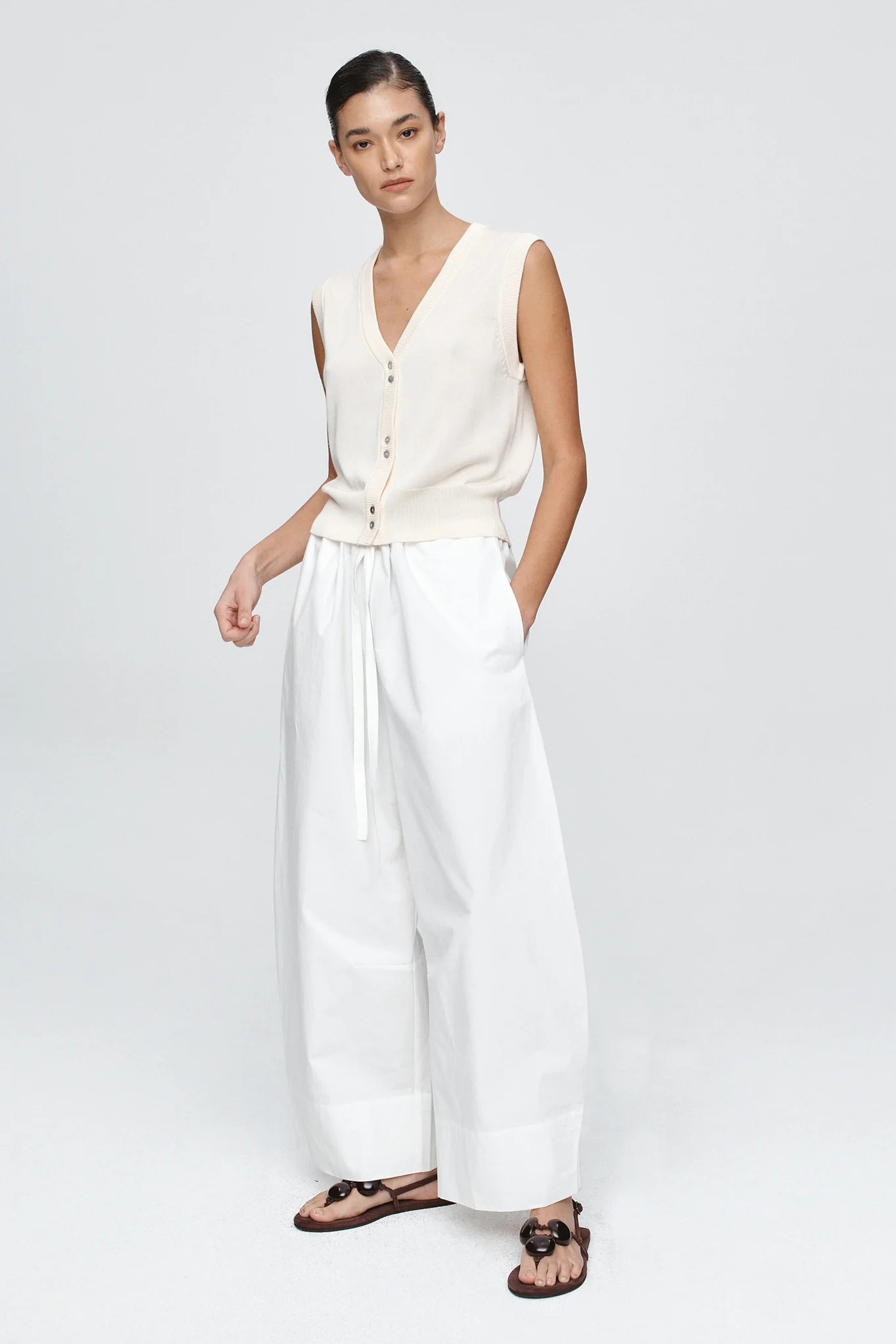 Marle Foundations Vest - Ivory