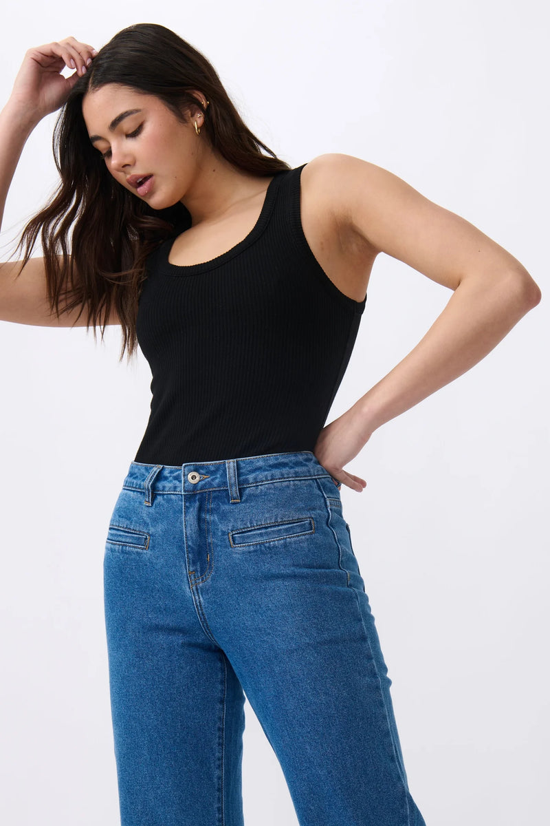 Kireina Freya Jean - 90s Blue Wash