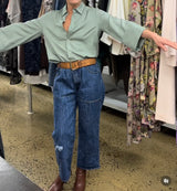 M.A. Dainty Para Shirt - Sage