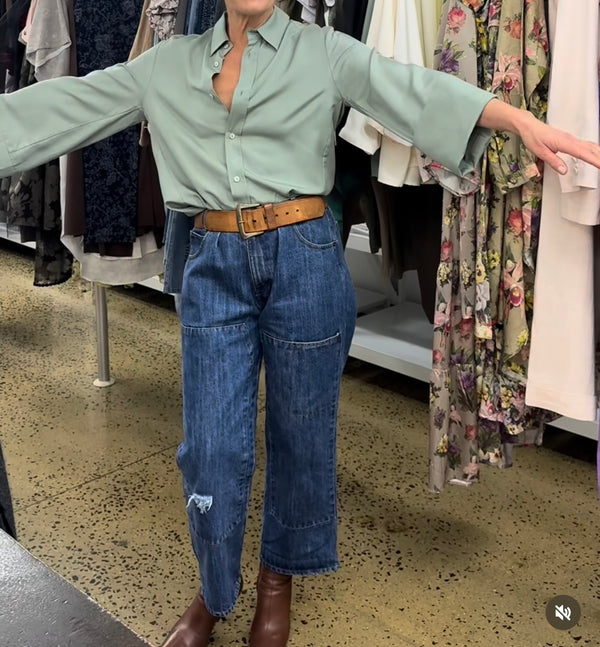 M.A. Dainty Para Shirt - Sage