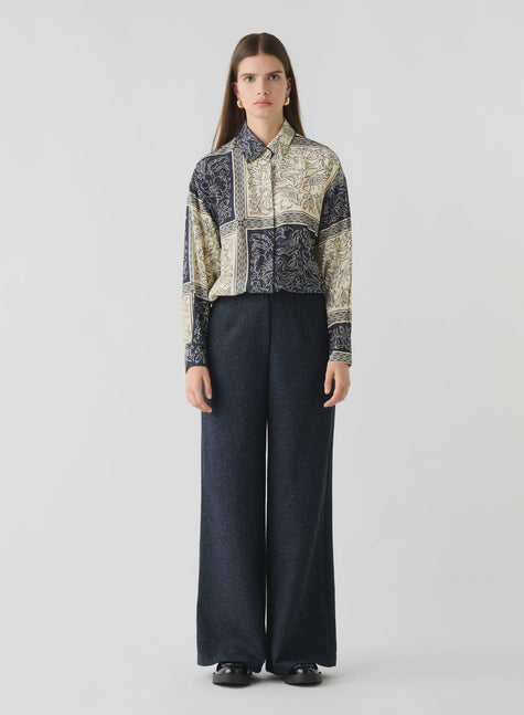 ESMAEE Galerie Drawstring Shirt - Galerie Print