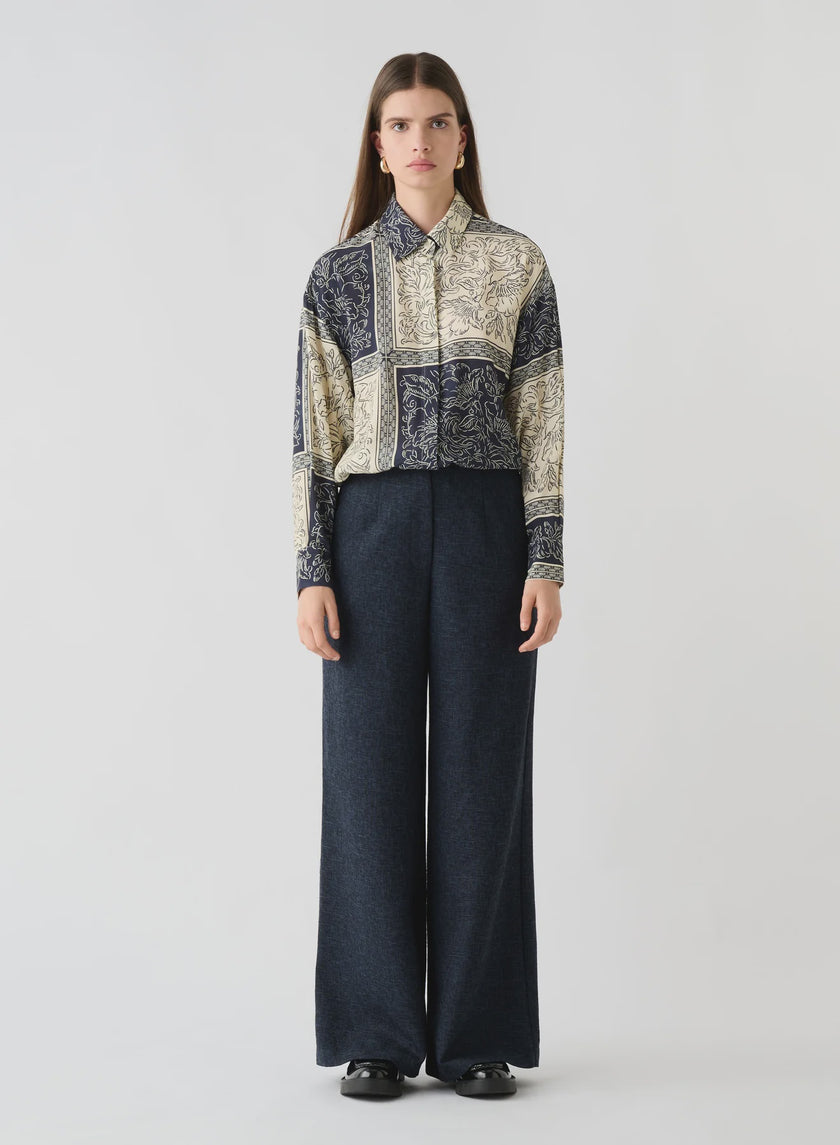 ESMAEE Galerie Drawstring Shirt - Galerie Print