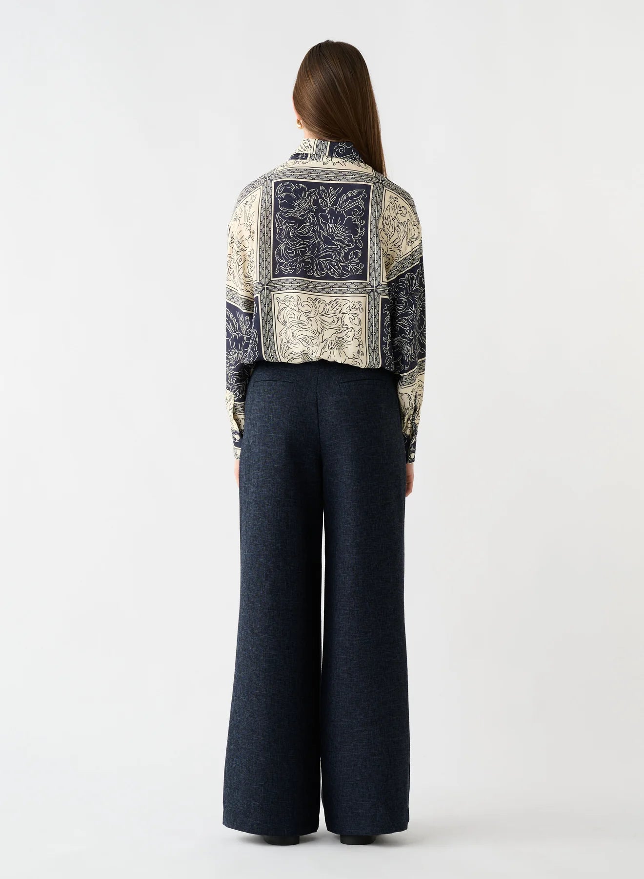 ESMAEE Galerie Drawstring Shirt - Galerie Print