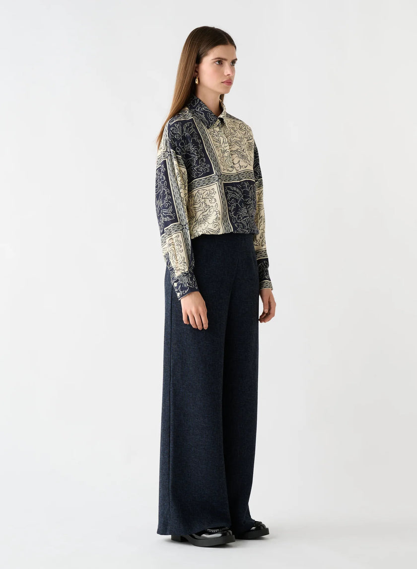 ESMAEE Galerie Drawstring Shirt - Galerie Print