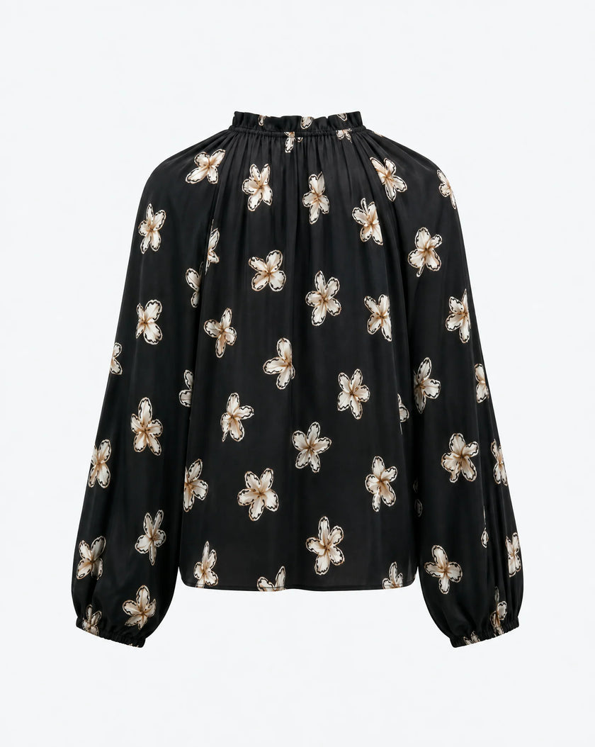 RALF Studios Shelly Top - Black Lillies