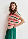 Essentiel Antwerp Hali Stripe SS Knit