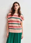 Essentiel Antwerp Hali Stripe SS Knit