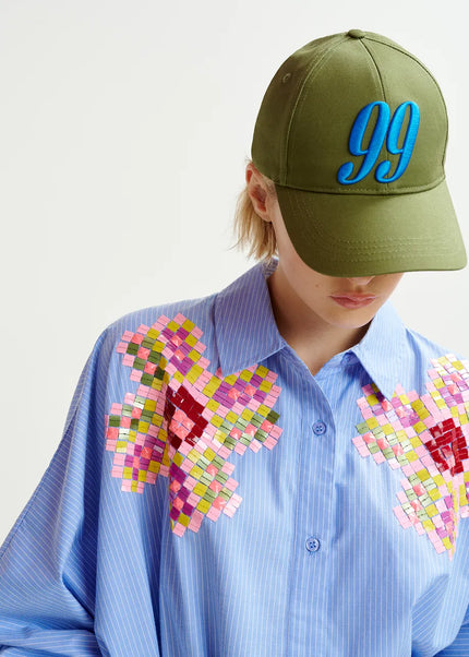 Essentiel Antwerp Hindian Embroidered Cap