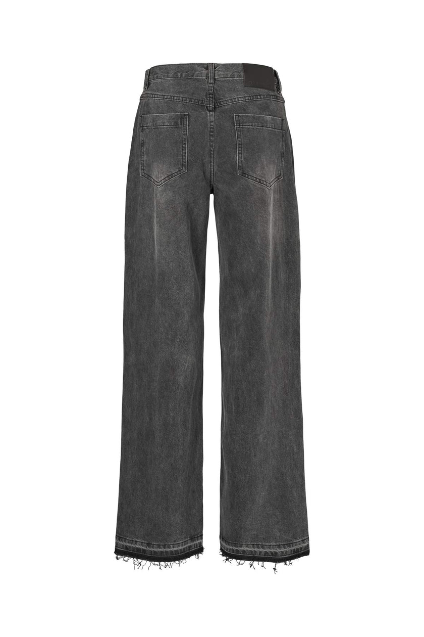 Rabens Saloner Fine Jean - Washed Black Denim