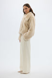 Bübish Luxe  Ashton Faux Fur Jacket -  Ivory