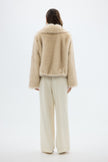 Bübish Luxe  Ashton Faux Fur Jacket -  Ivory