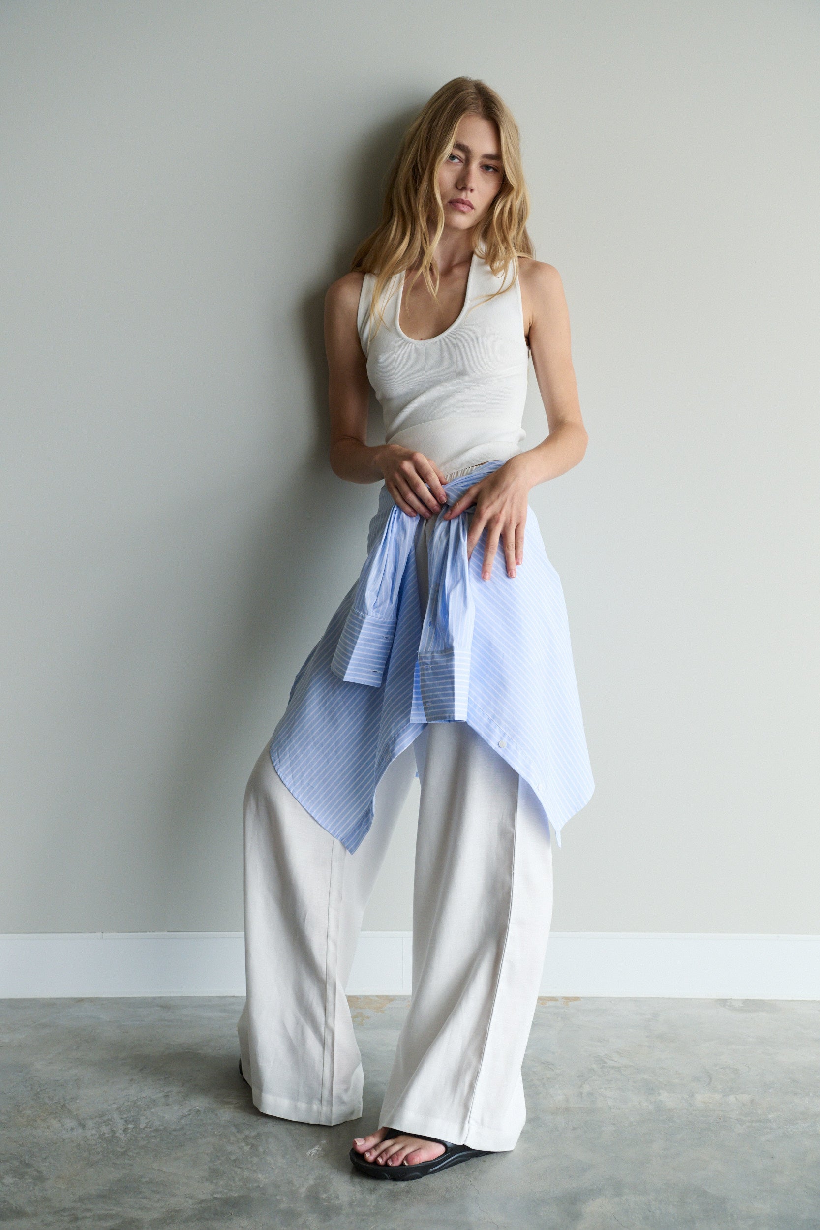 MAÉL The Perry Pant - White