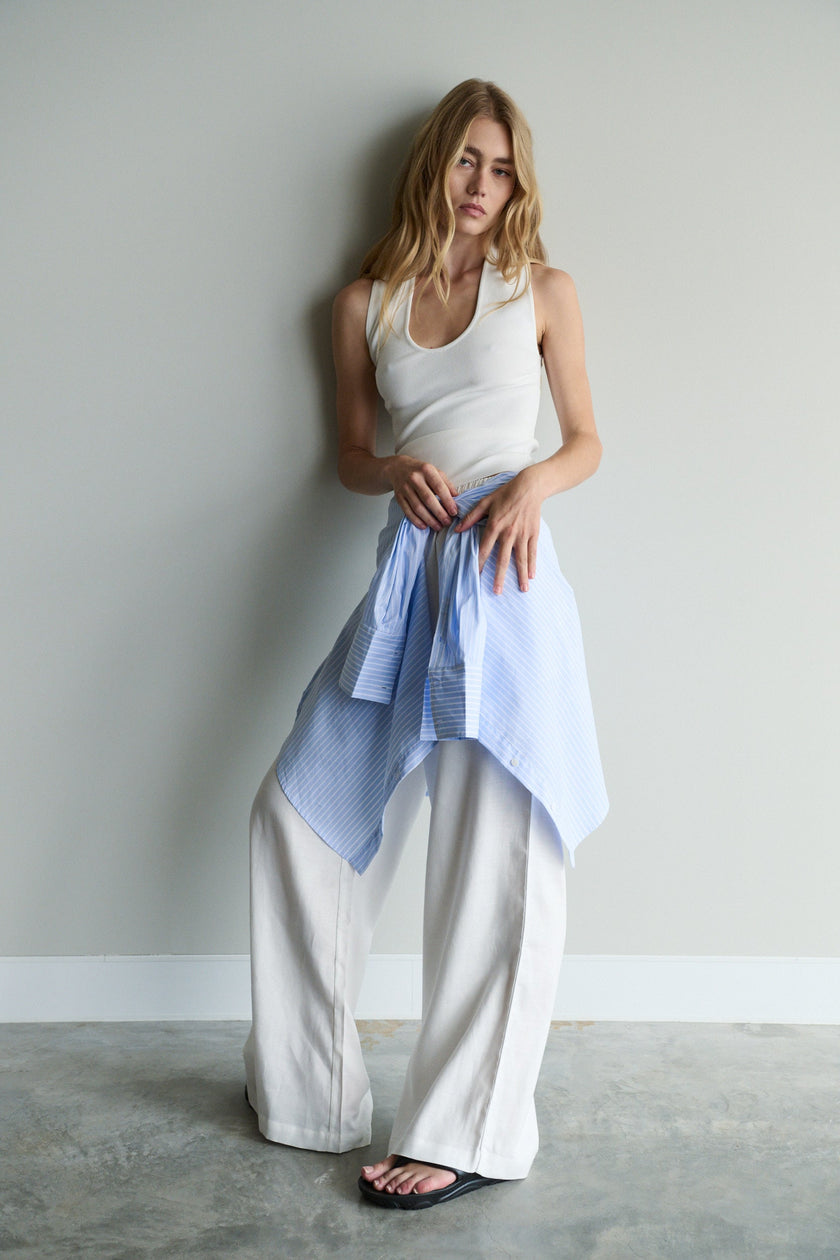 MAÉL The Perry Pant - White