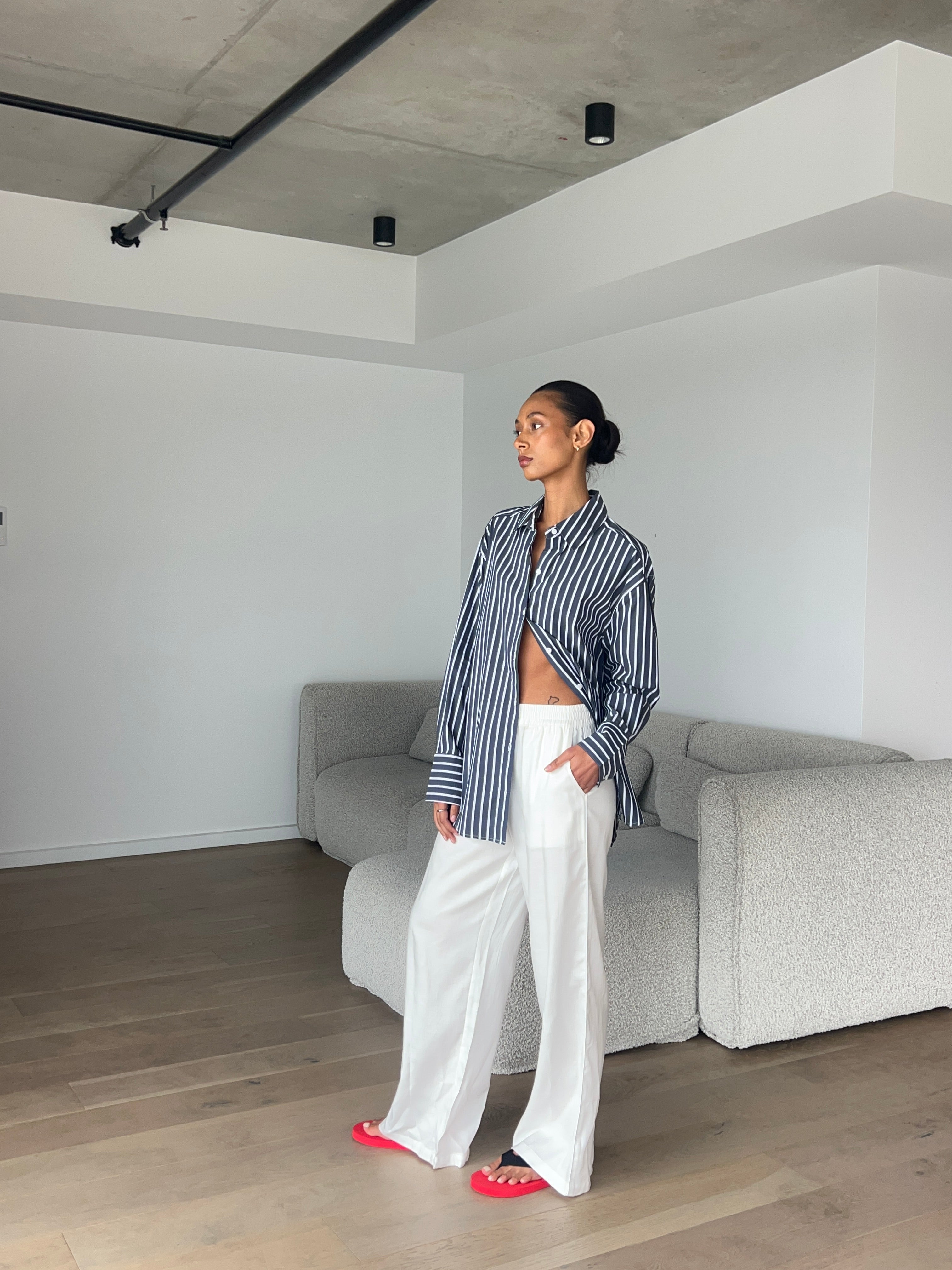 MAÉL The Perry Pant - White