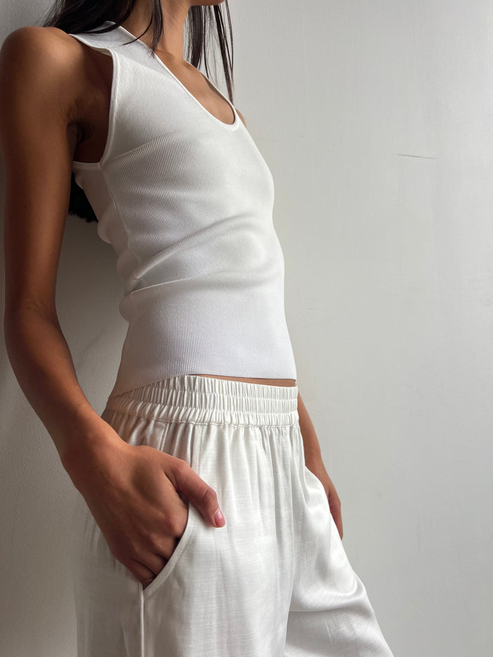 MAÉL The Perry Pant - White