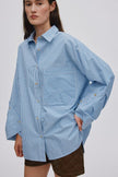 Rabens Saloner Bobbies Stripe Shirt