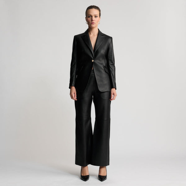 Raw by Raw Chicago Wide Leg Leather Pant