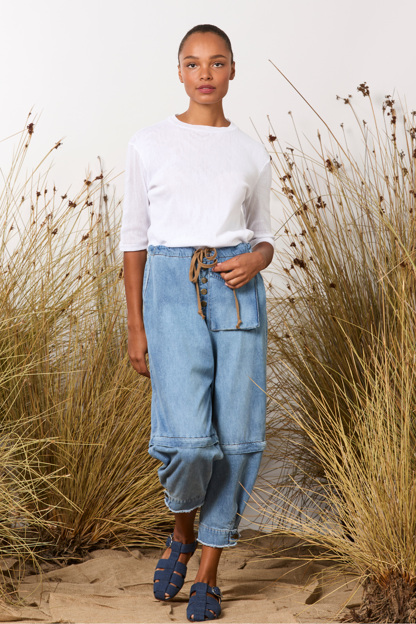 M.A. Dainty Trucker Jean - Vintage Wash