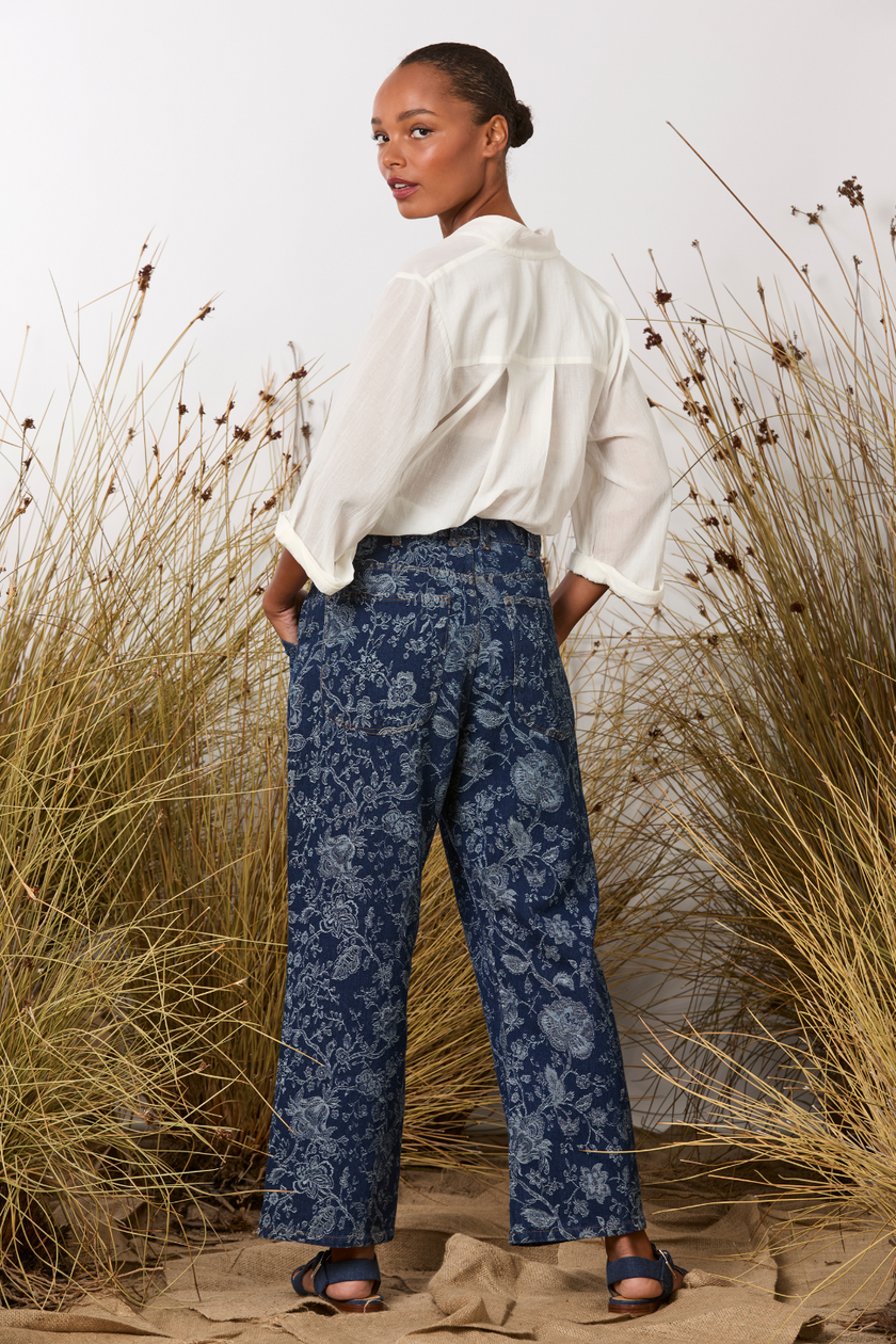 M.A. Dainty Disconnected Jeans - Orchids