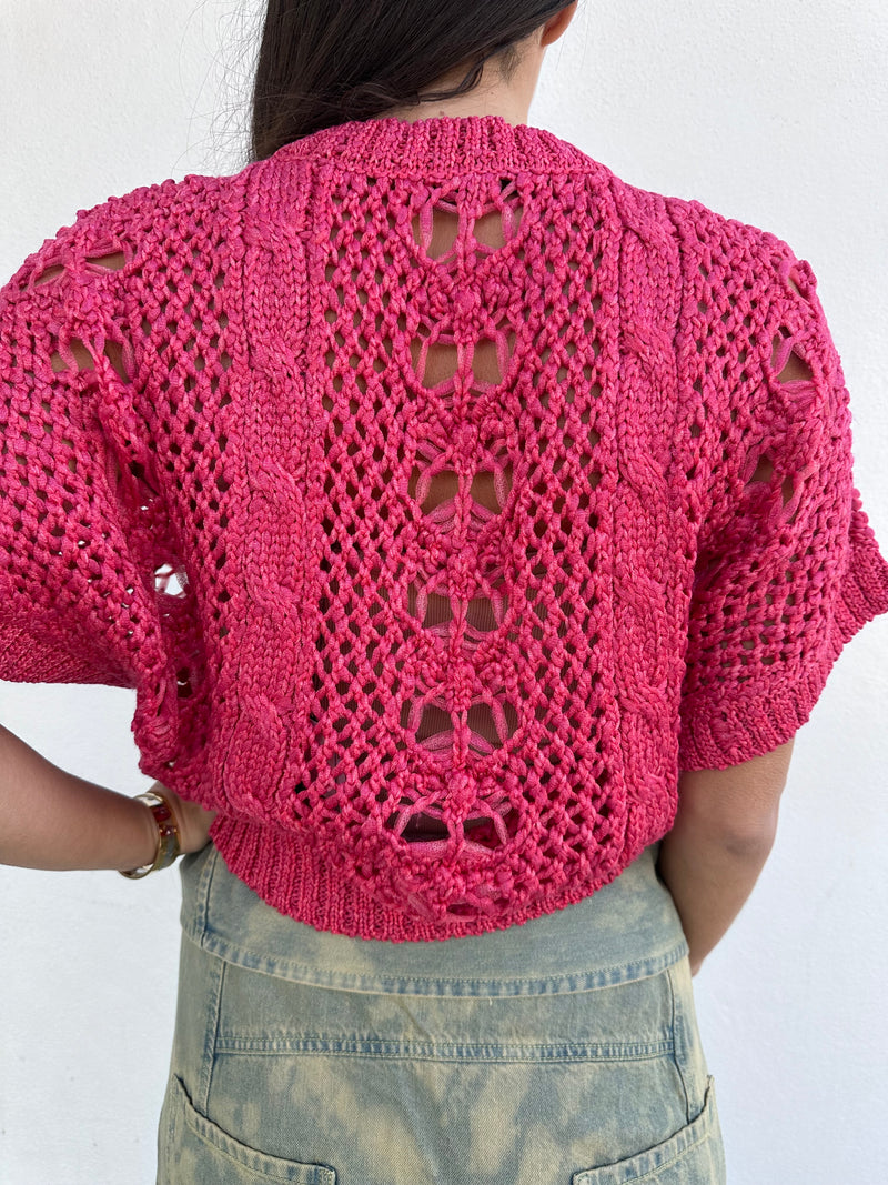 Mes Demoiselles Capria Knit - Strawberry