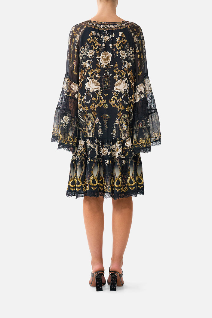 Camilla Flamenco Folklore A-Line Gathered Panel Dress