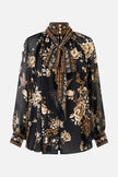 Camilla Flamenco Folklore Detachable Pussy Bow Raglan Blouse