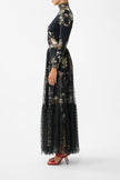 Camilla Flamenco Folklore Waistband Ruffle Hem Skirt