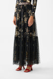 Camilla Flamenco Folklore Waistband Ruffle Hem Skirt