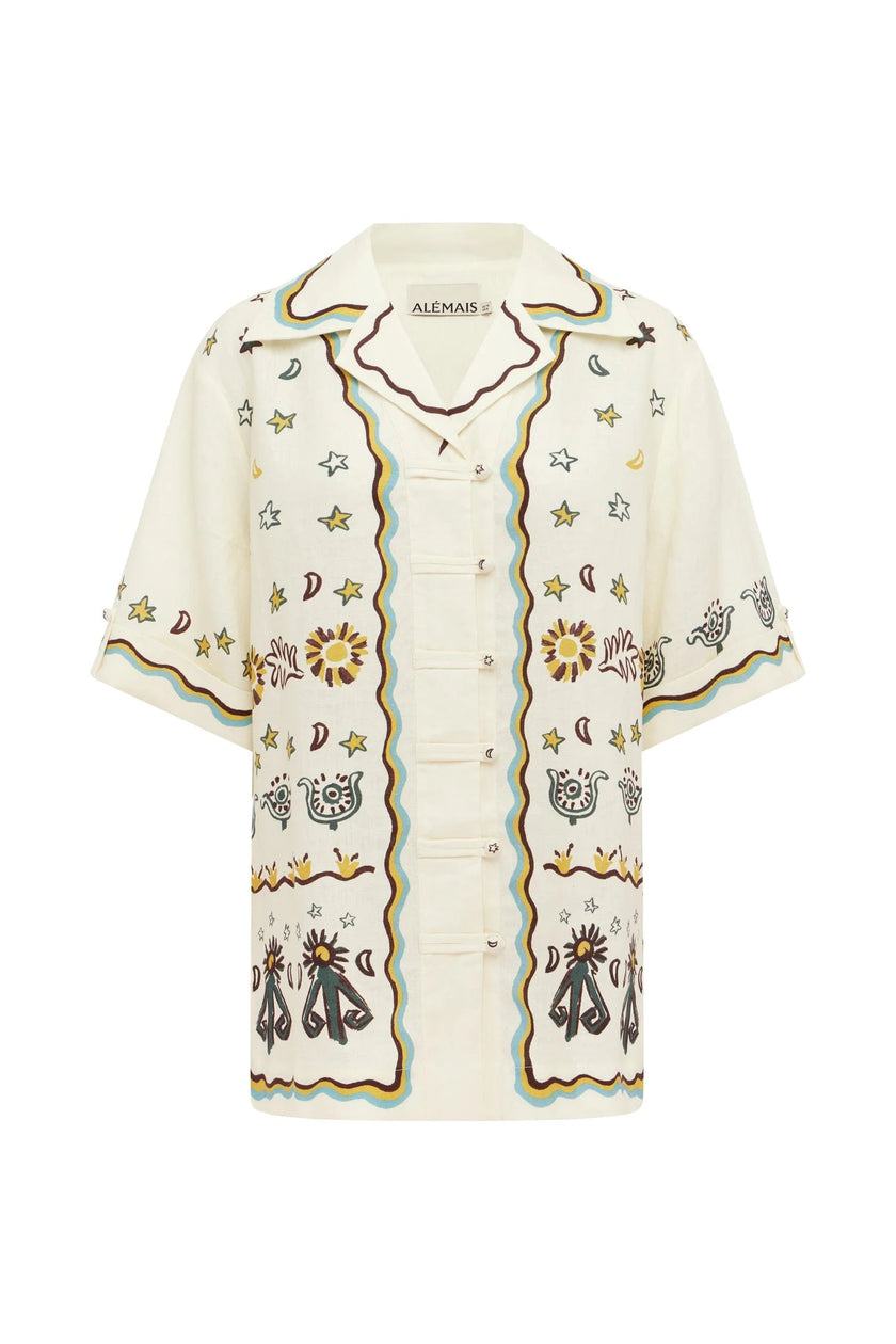 ALÉMAIS Sun Dancer Relaxed Shirt