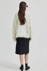 Second Female Isaky Knit T-Neck - Eggnog