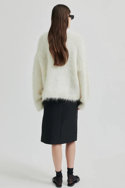 Second Female Isaky Knit T-Neck - Eggnog