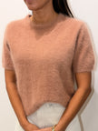 HONEY  SS Cashmere Crew Tee - Boujee Beige