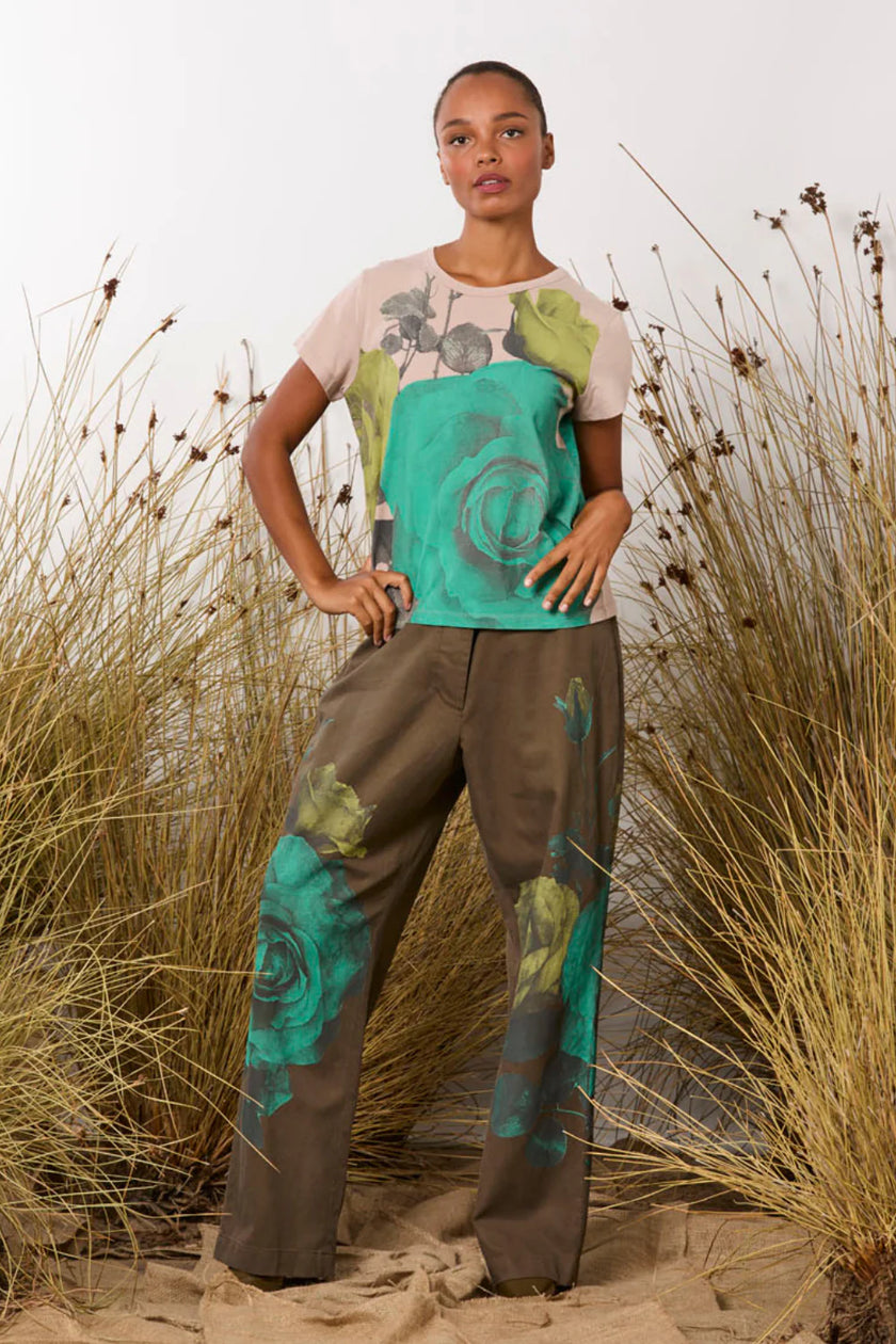 M.A. Dainty Journal Pants - Camo Roses