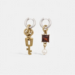 Essentiel Antwerp Kaos Gold/Silver/Glass Mismatched Earrings
