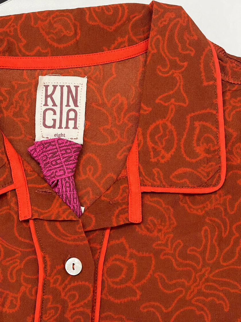 Kinga Csilla Pisto Chalm Shirt Rust