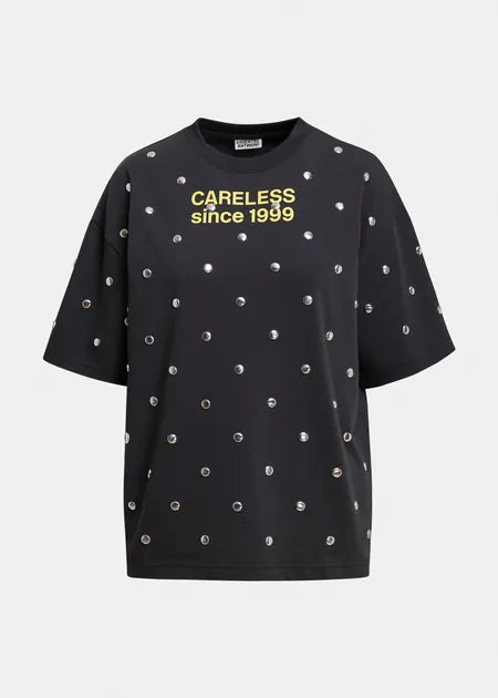 Essentiel Antwerp Kourse Tee with Studs - Charcoal