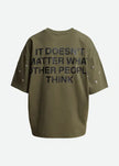 Essentiel Antwerp Kourse Tee with Studs - Green