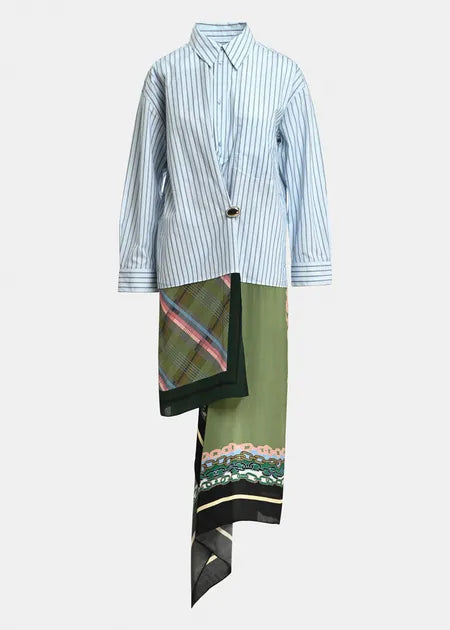 Essentiel Antwerp Krystal Scarf Dress - Olive Garden