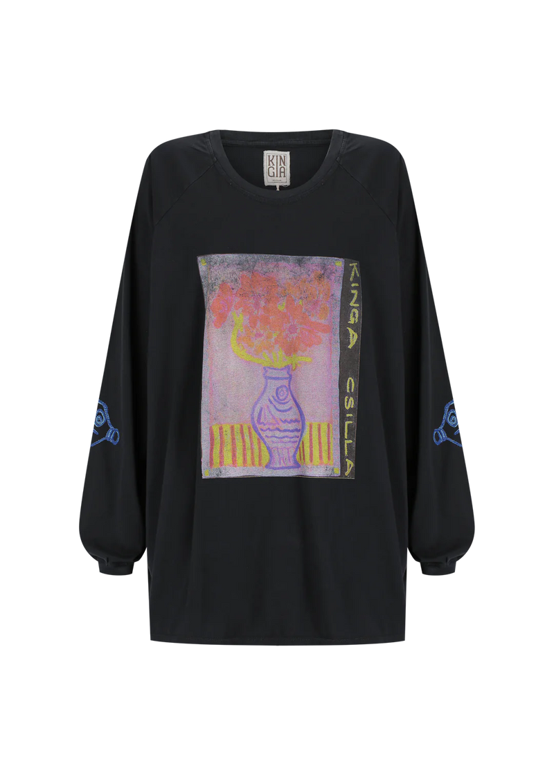 Kinga Csilla Polpo Vase Roses Tee