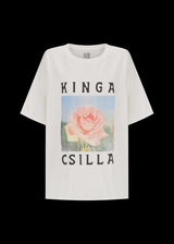 Kinga Csilla Blooming Rose Tee
