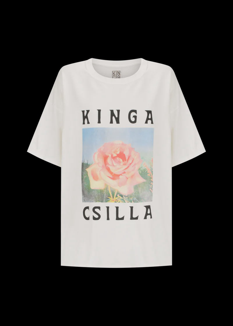 Kinga Csilla Blooming Rose Tee