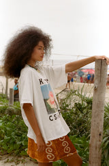 Kinga Csilla Blooming Rose Tee
